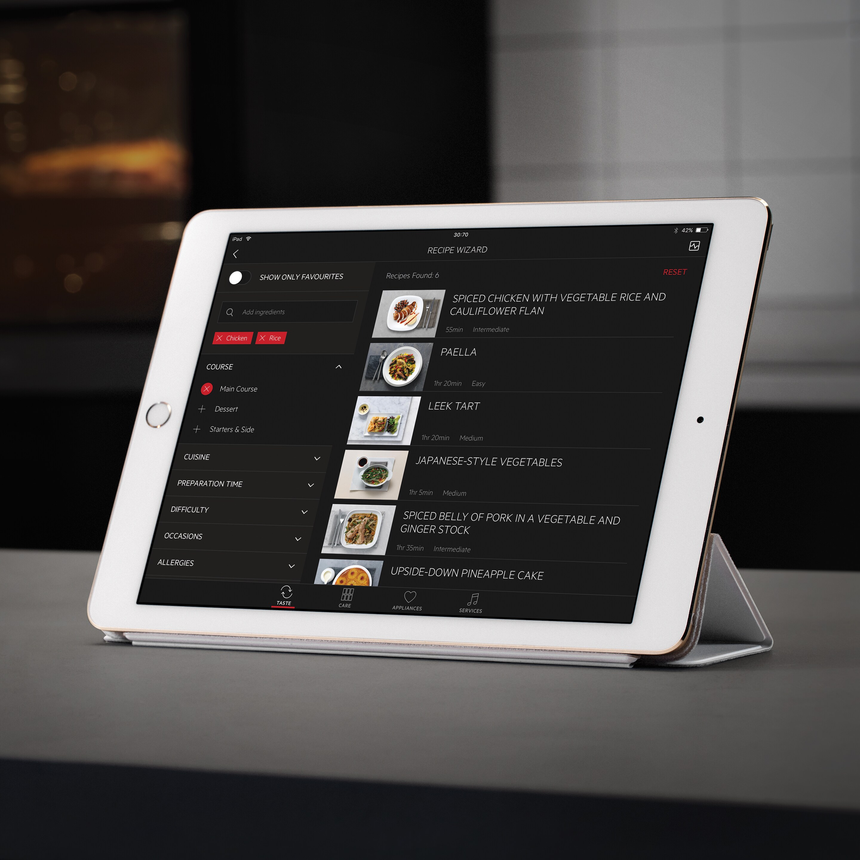 Додаток My AEG на iPad